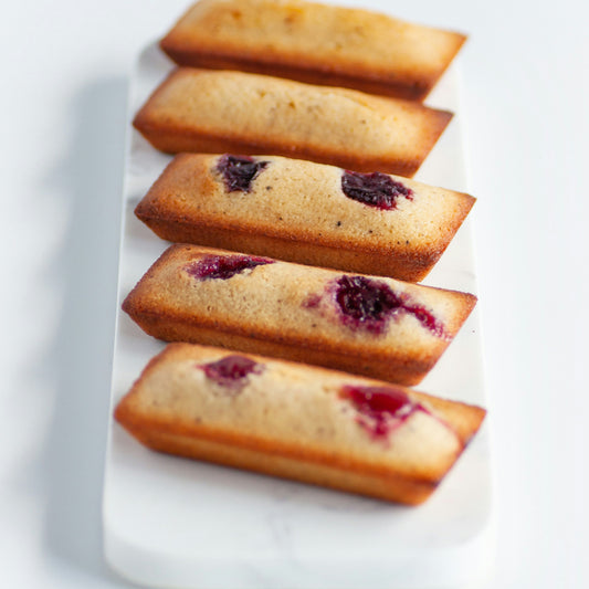 Financiers Almond/Honey/Raspberry (8 servings minimum)